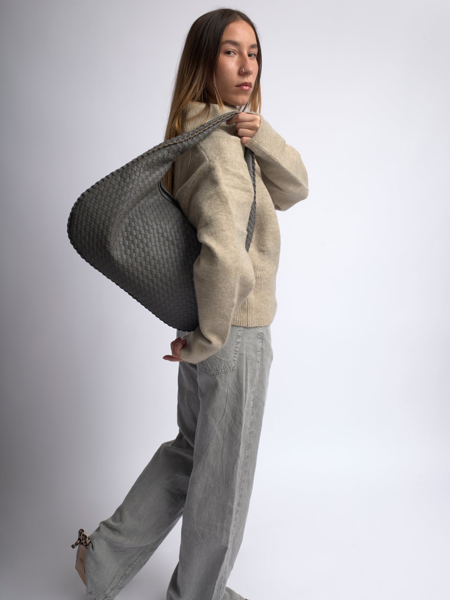 AURA™ Braided Shoulder Bag