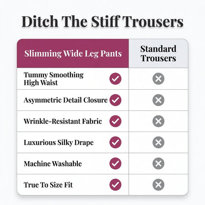 SilhouetteFlow™ – Pantalon Large Élégant | Sublime Instantanément Votre Silhouette
