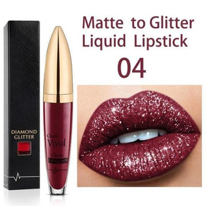 Lip Gloss Set | Long-Lasting Matte & Glitter Finish | 18 Colors | Waterproof