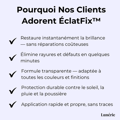 Dernier Jour -50% | ÉclatFix™ Spray Dérayant de Rayures pour Voiture
