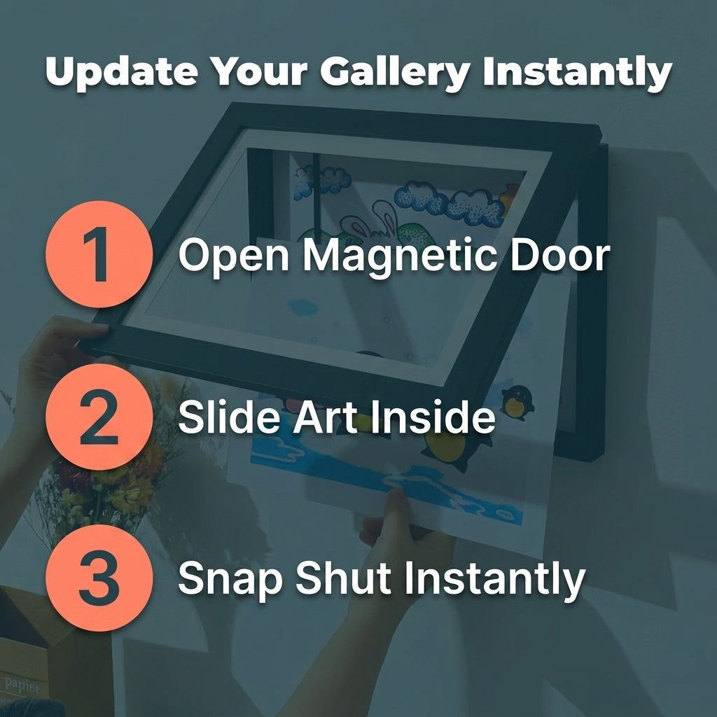MemoryGallery™ – Cadre Pour Dessins D’Enfants