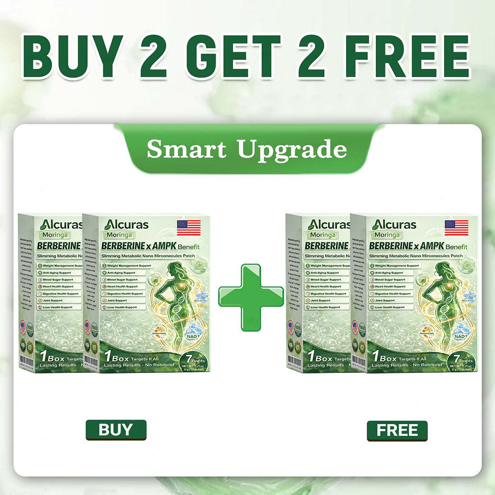 Moringa × Berberine × AMPK 8-Benefit Slimming & Metabolic Nano Microneedle Patch