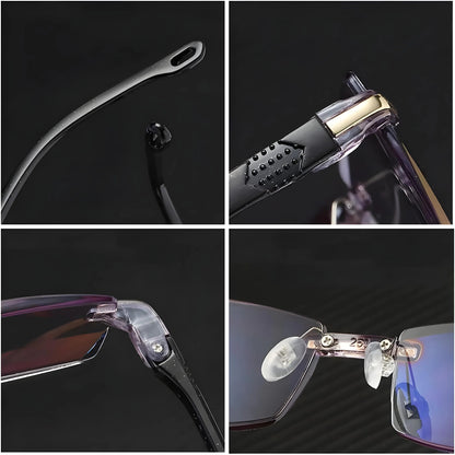 Progressive Reading Glasses | RayGuard™ Blue Light Blocking Lenses | Anti-Glare & Scratch-Resistant | 1+1 Free Offer