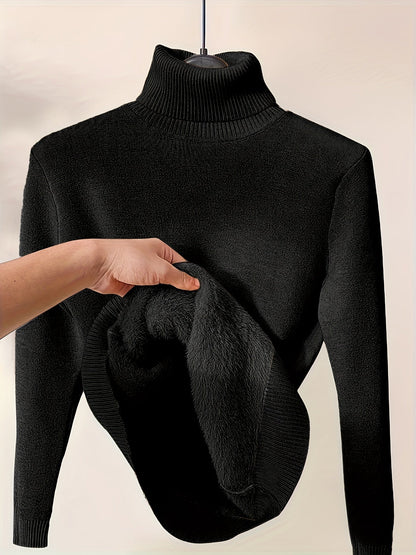 ZOE - Soft Turtle Neck Pullover Sweater