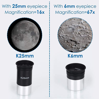 Adjustable Tripod Telescope 70mm with 67x Magnification
