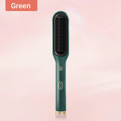 Hair Straightening Comb | Negative Ion Technology | Anti-Frizz | 45W Dual Voltage