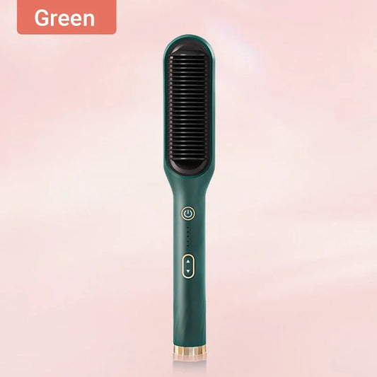 Hair Straightening Comb | Negative Ion Technology | Anti-Frizz | 45W Dual Voltage