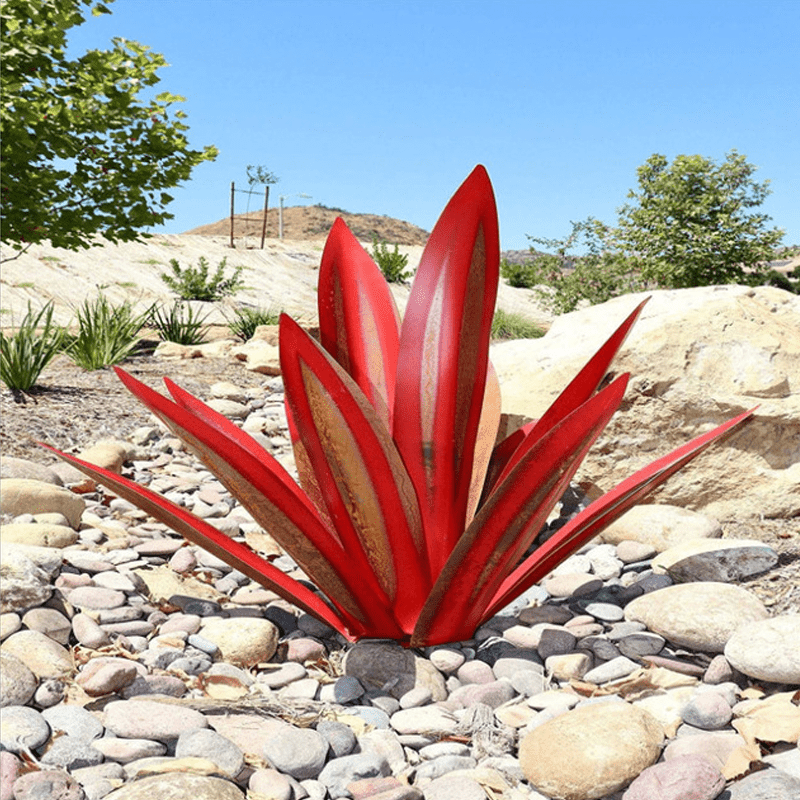 Handmade Waterproof Agave Garden Lamp – Elegant Outdoor Lights for Garden Illumination