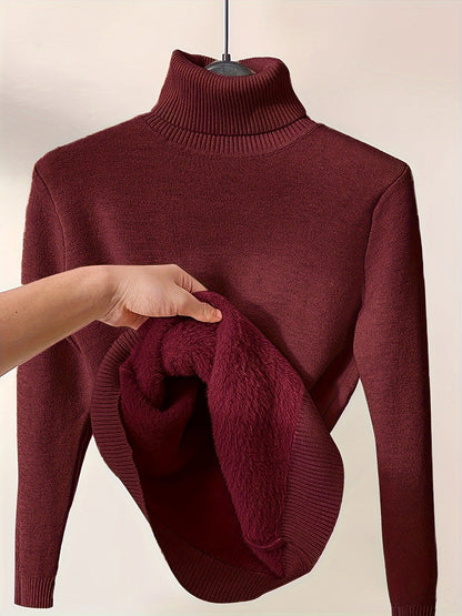ZÖE - Soft Turtle Neck Pullover Sweater
