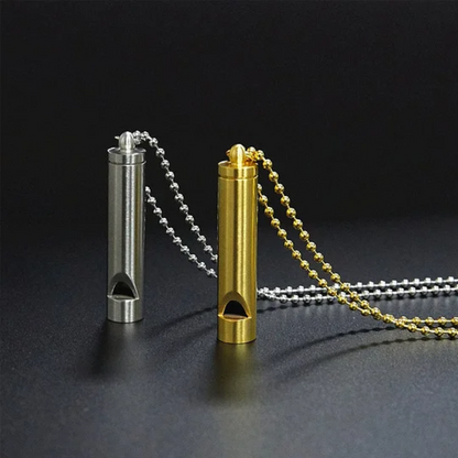 Breathing Exercise Necklace | Stainless Steel | Smoking & Vaping Alternative for Anxiety Relief