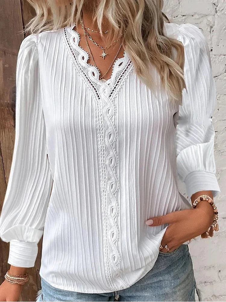 Alison – Collared Ribbed Knit Sweater
