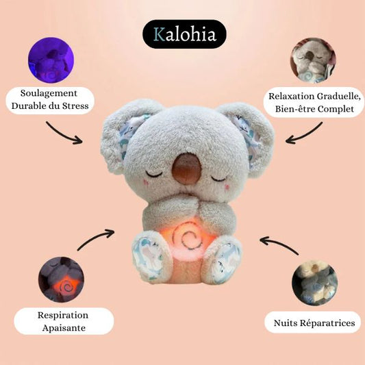 CalmiKo™ Koala Respirant Apaisant | Apaise l'Anxiété & Favorise le Sommeil