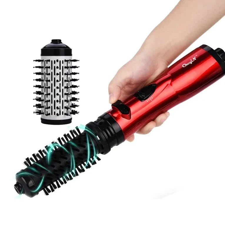 Auto-Rotating Ionic Hair Brush | 2-in-1 Hot Air Styler | Smooths, Curls & Adds Natural Volume