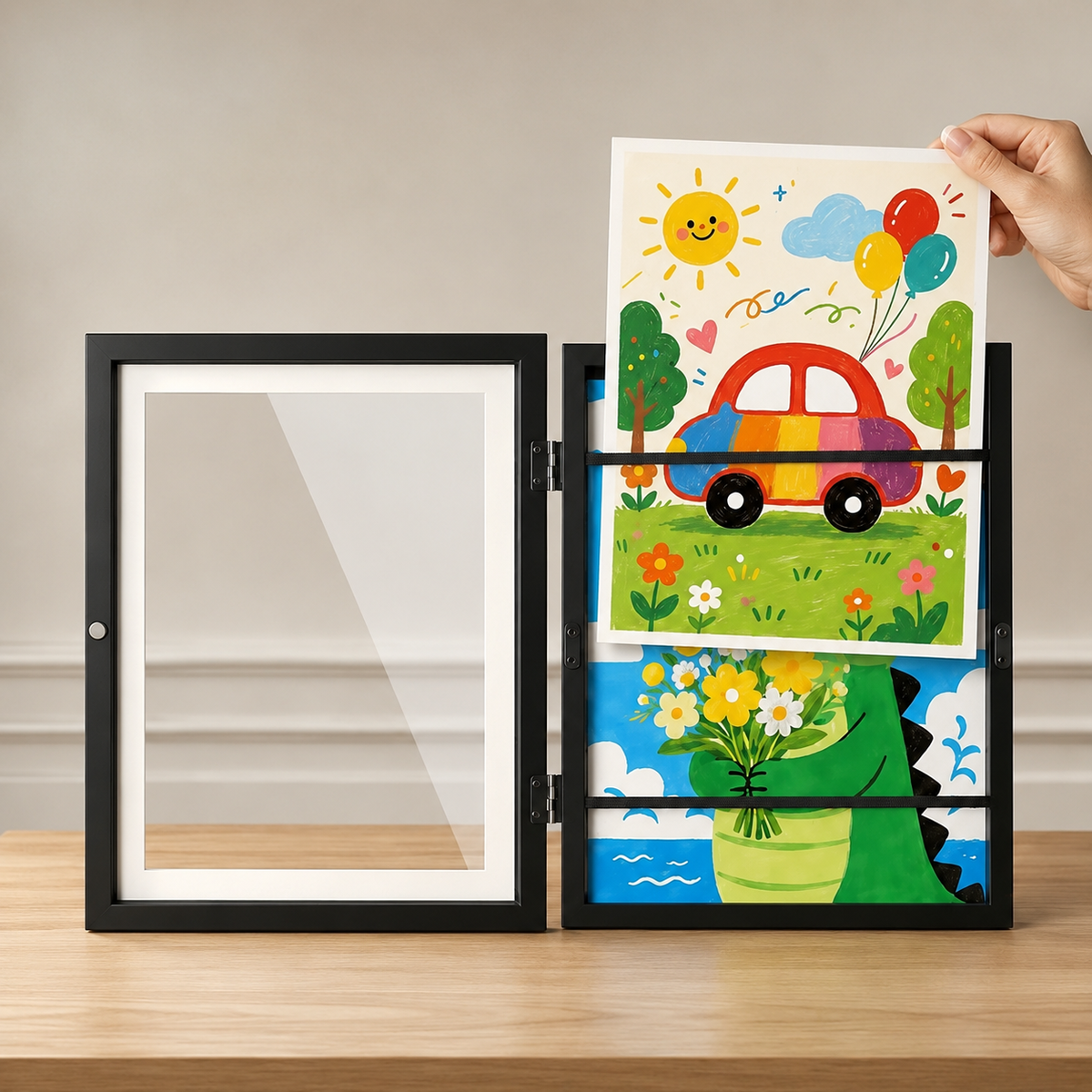 KidFrame™ Cadre d’Art pour Enfants – Conservation Élégante des Chefs-d’œuvre | Déco de Chambre