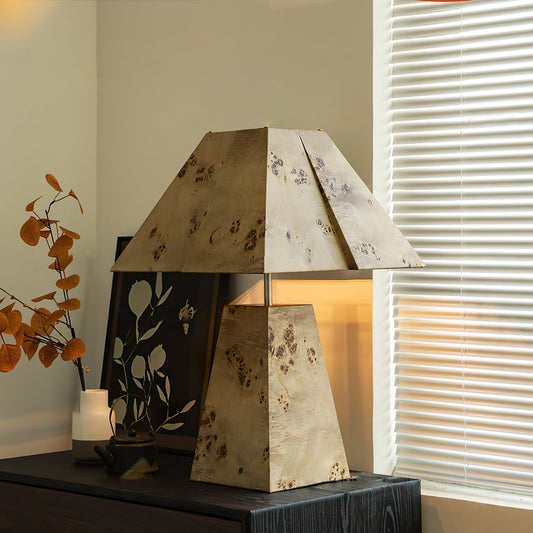 PineAura - Wooden Table Lamp