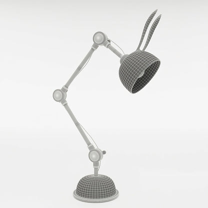 HareLuxe – Golden Rabbit Eared Table Lamp