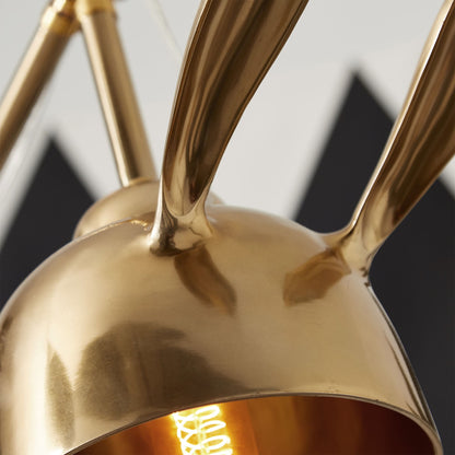 HareLuxe – Golden Rabbit Eared Table Lamp