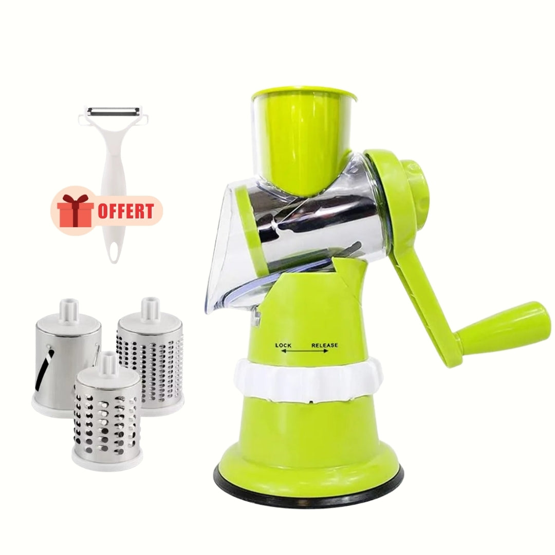 SliceMaster™ Mandoline Multifonction 4-en-1 | Découpes Rapides et Sans Effort ⭐