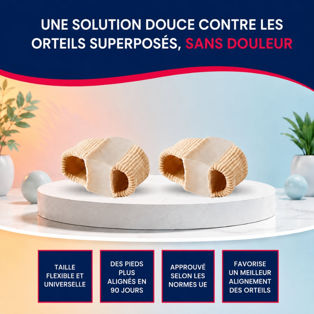 🎁 1 Acheté = 1 Offert | ToeAlign™ Correcteurs d'Orteils - Soulagez l'Hallux Valgus en Douceur ⭐