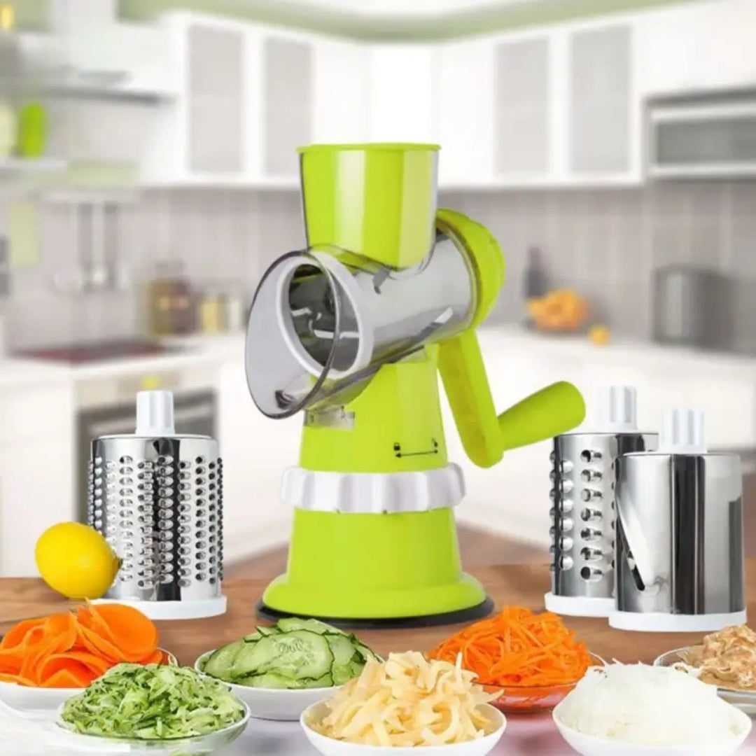 SliceMaster™ Mandoline Multifonction 4-en-1 | Découpes Rapides et Sans Effort ⭐