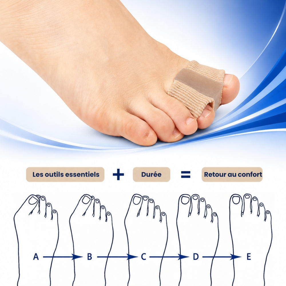 🎁 1 Acheté = 1 Offert | ToeAlign™ Correcteurs d'Orteils - Soulagez l'Hallux Valgus en Douceur ⭐