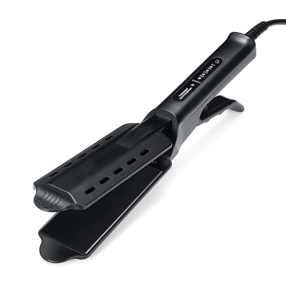 Ceramic Steam Hair Straightener | Ionic Flat Iron for Smooth, Shiny Hair | Fast Heat-Up & Adjustable Temperature