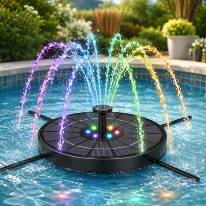 Solar LED Fountain Toy – Ludique et interactif – Fontaine ludique