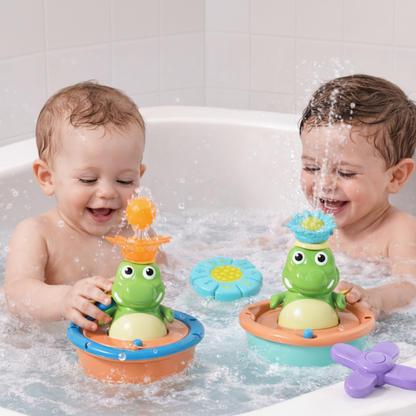 Light Up Crocodile Bath Toy – Interactif et jeux d'eau – Jouets de bain « Fontaine Crocodile »
