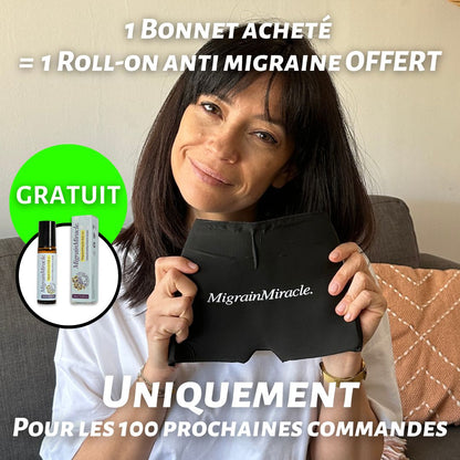 MigraRelief™ Bonnet Thérapeutique | Soulagement Naturel et Rapide des Migraines