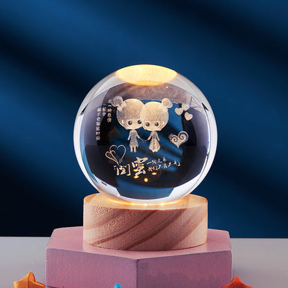 DreamSphere - 3D Night Lamp with Magical Effect