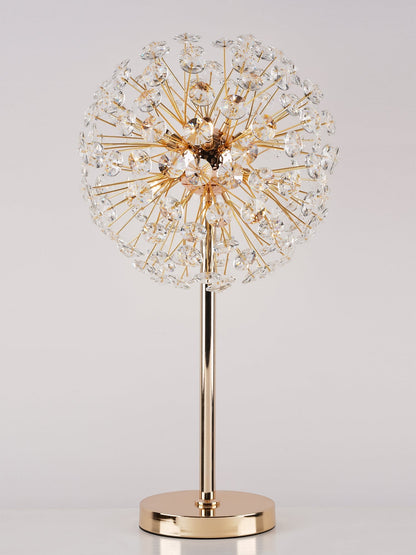 BloomSphere – Elegant Dandelion Crystal Table Lamp