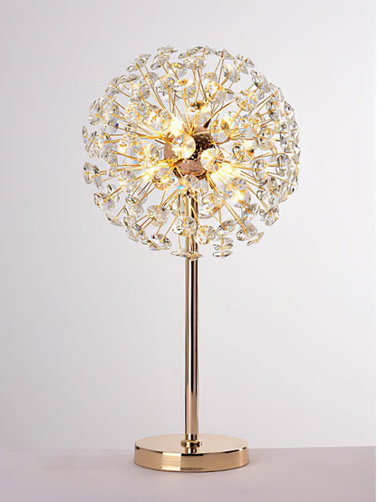 BloomSphere – Elegant Dandelion Crystal Table Lamp