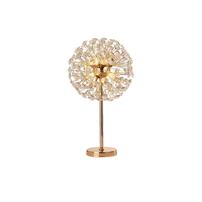 BloomSphere – Elegant Dandelion Crystal Table Lamp