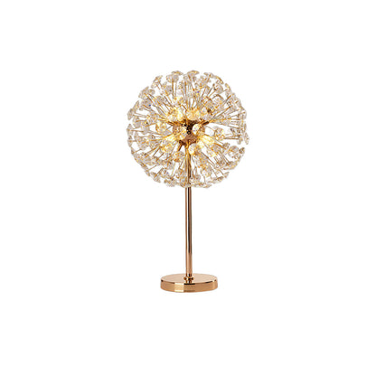 BloomSphere – Elegant Dandelion Crystal Table Lamp