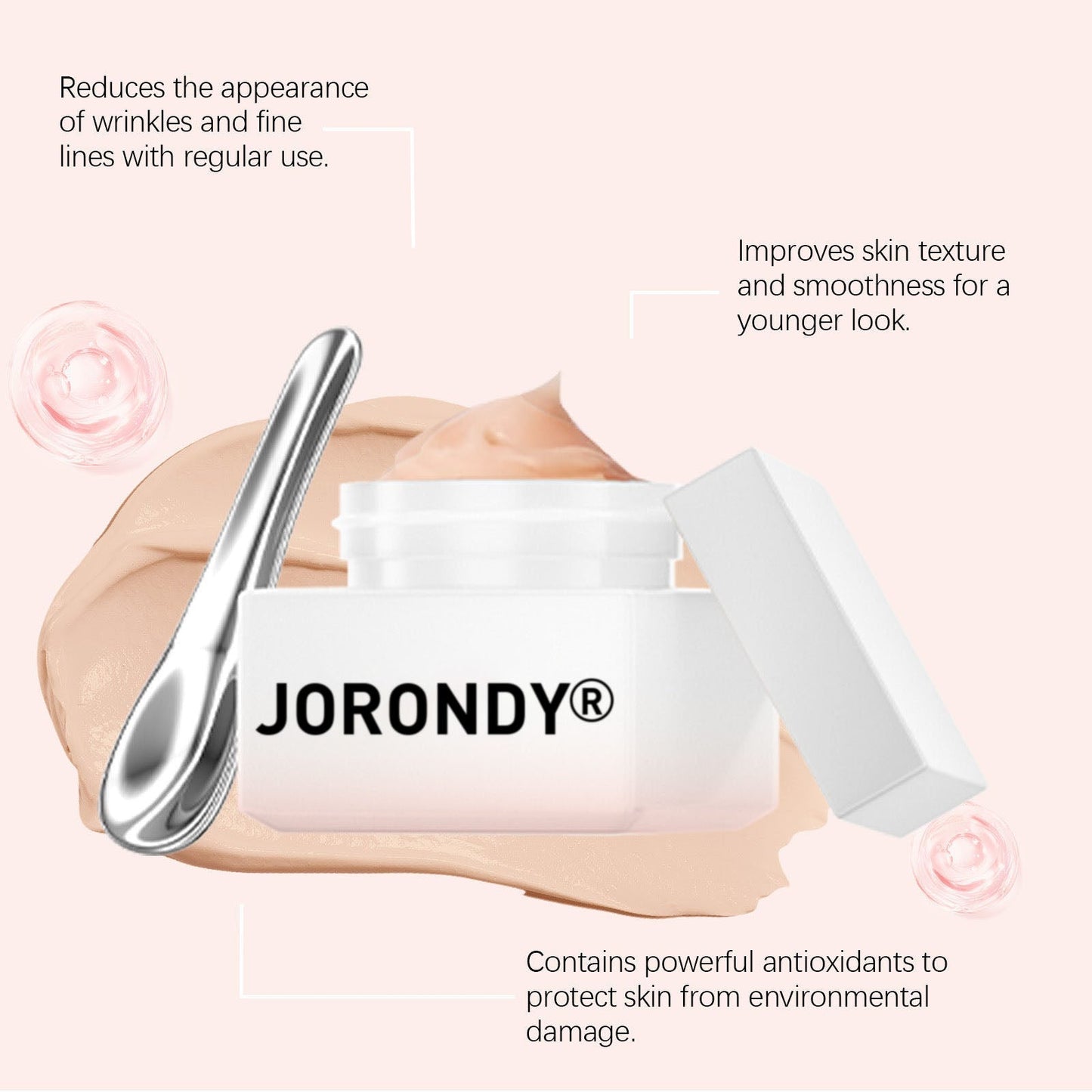 Instant Wrinkle Filler Cream | Anti-Aging Blur & Smooth Primer | Vitamin C & Rosehip Formula