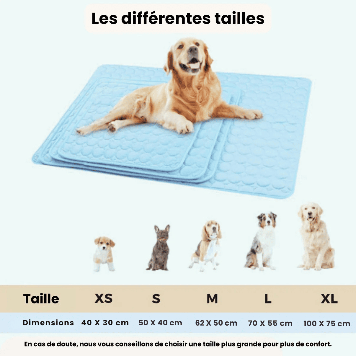 Tapis Auto-Rafraîchissant pour Chien