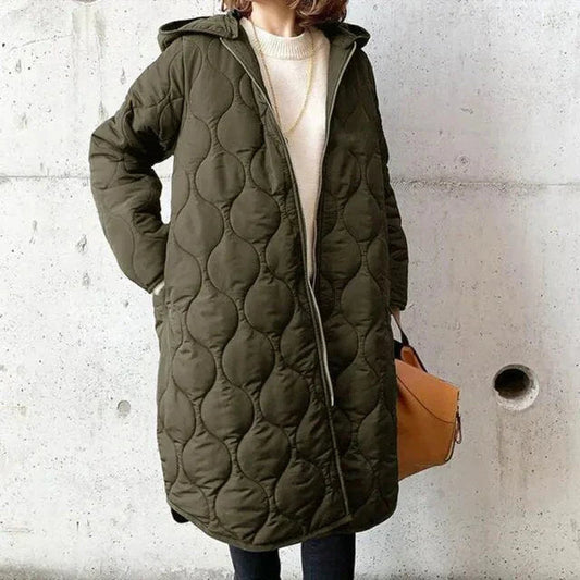 Helena | Stylish Lightweight Long Puffer Coat - Effortless Warmth & Modern Style