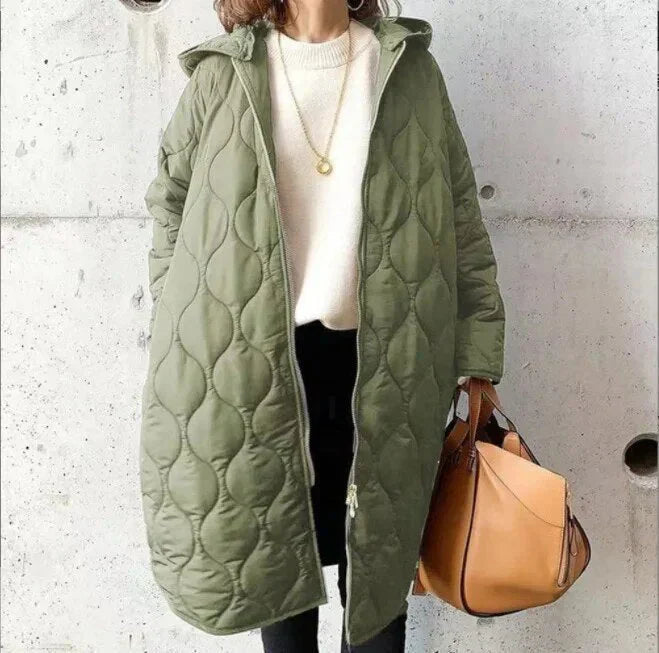 Helena | Stylish Lightweight Long Puffer Coat - Effortless Warmth & Modern Style