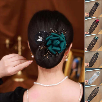 1+1 GRATUIT | SoftFlora™ Nœuds à cheveux floraux élégants