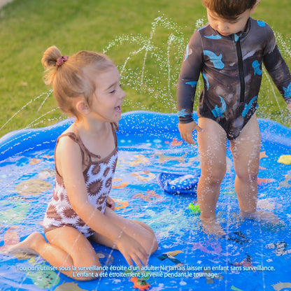 XL 150 cm Tapis de jeu aquatique pour enfants