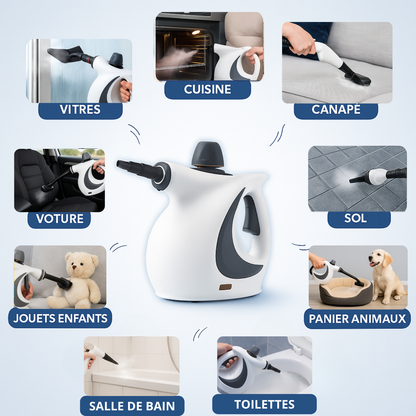 SteamForce™ Nettoyeur Vapeur Haute Pression | Nettoyage en Profondeur Sans Produits Chimiques