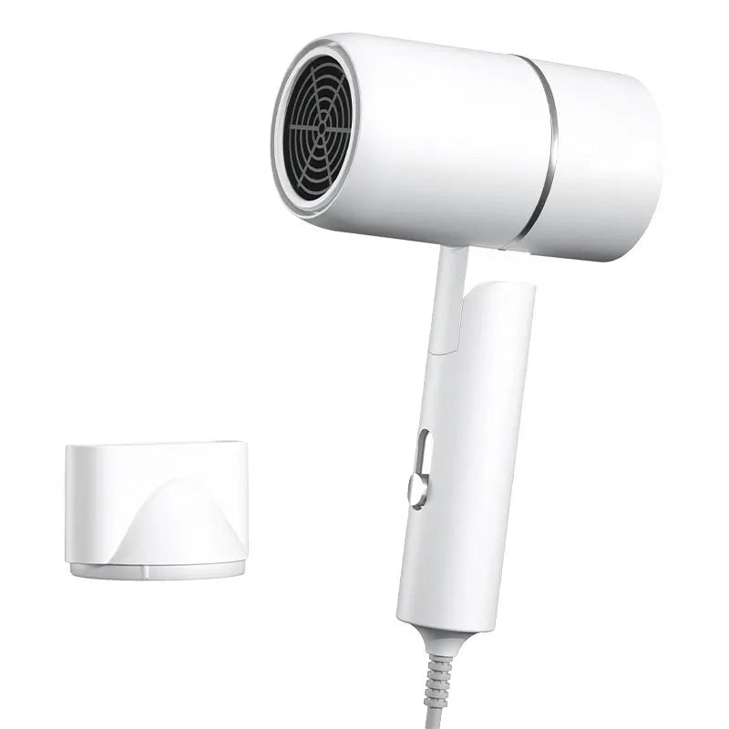Foldable Ionic Hair Dryer | Compact Travel Blow Dryer | Lightweight Design with Carry Pouch