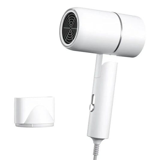 Foldable Ionic Hair Dryer | Compact Travel Blow Dryer | Lightweight Design with Carry Pouch