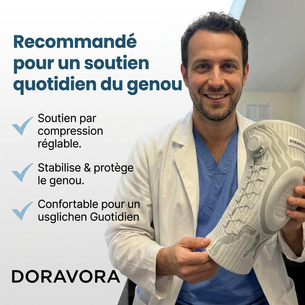 Genouillère Orthopédique de Maintien et de Compression
