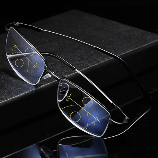 Smart German Progressive Glasses – Multifocal Intelligent Reading & Distance Eyewear
