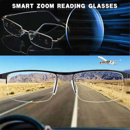 Smart German Progressive Glasses – Multifocal Intelligent Reading & Distance Eyewear