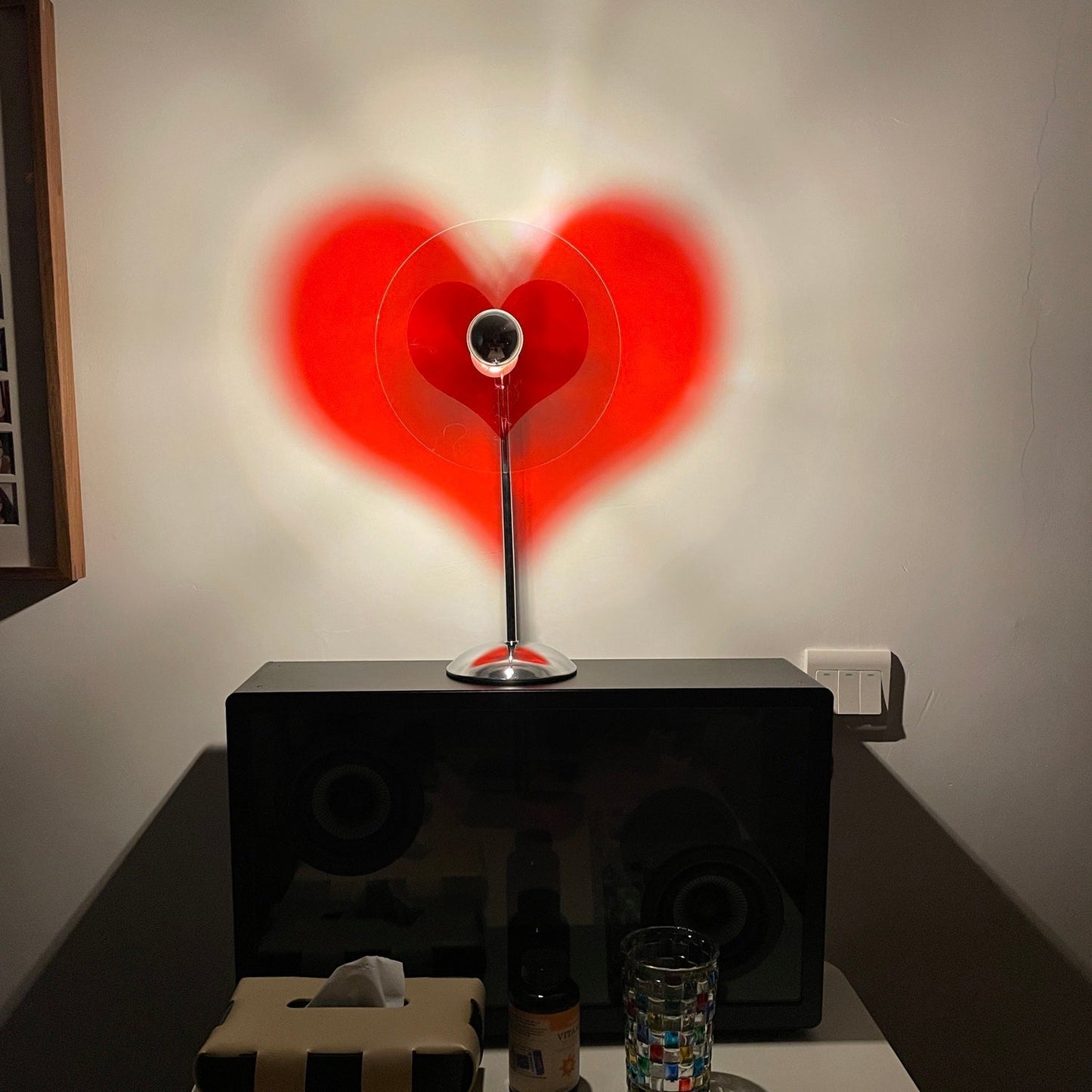 LoveGlow – Elegant Table Lamp with Rechargeable LED