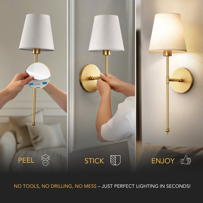 Lumia™ – Wireless LED Wall Lights (Set of 2)
