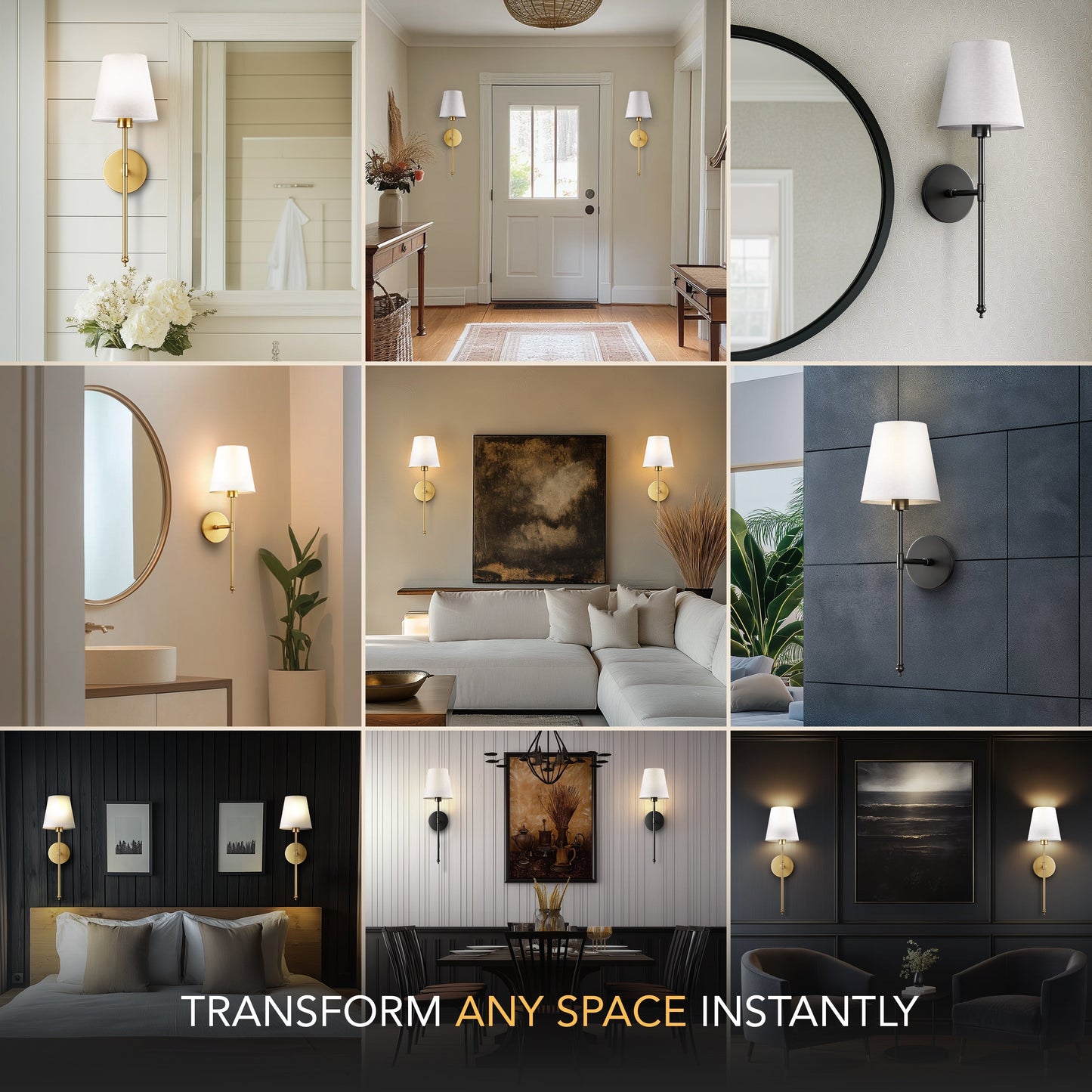 Lumia™ – Wireless LED Wall Lights (Set of 2)