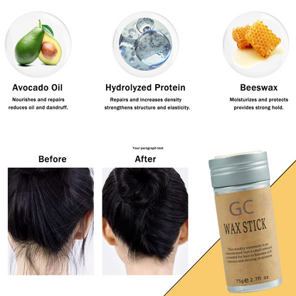 Hair Wax Stick | Strong Hold & Edge Control | Non-Greasy Styling for All Hair Types